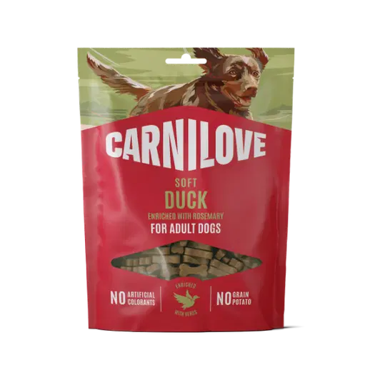 Carnilove Semi Moist Dog Treats Duck with Rosemary 200g
