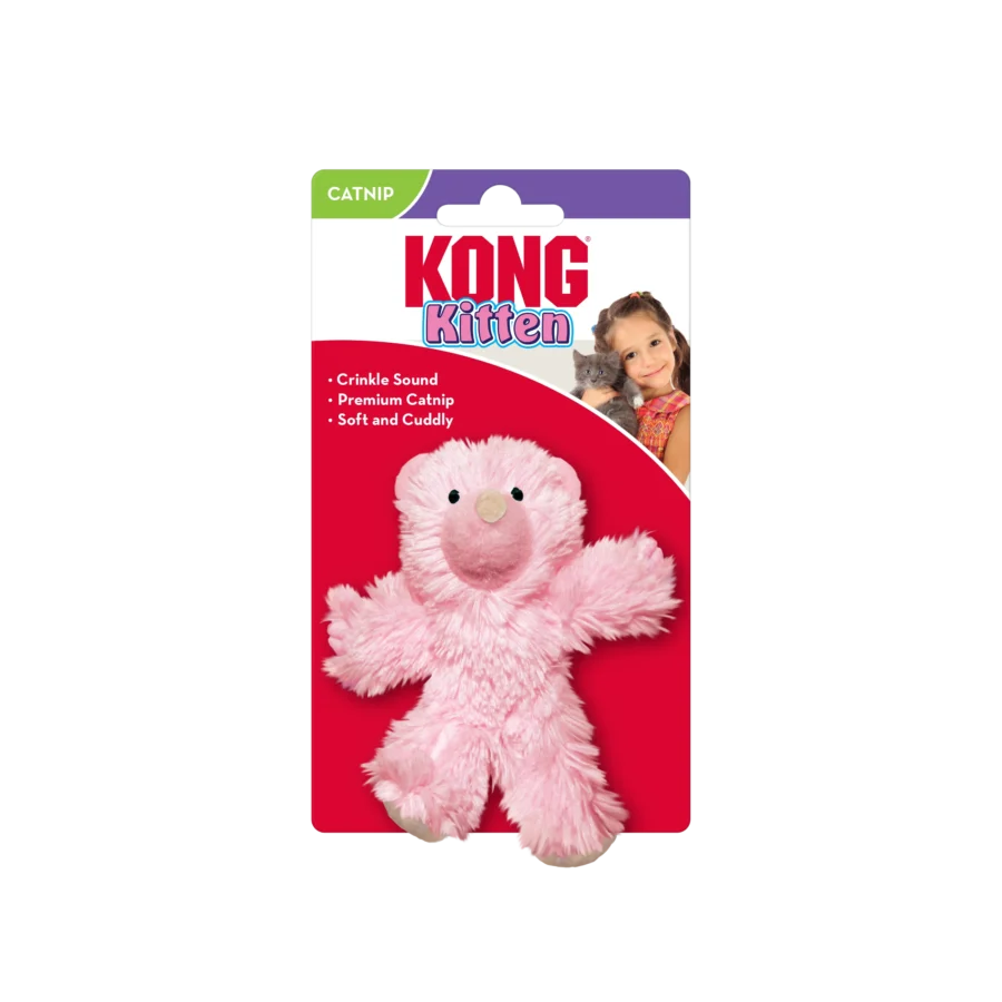 Kong Cat Kitten Teddy Bear (Assorted Colours)