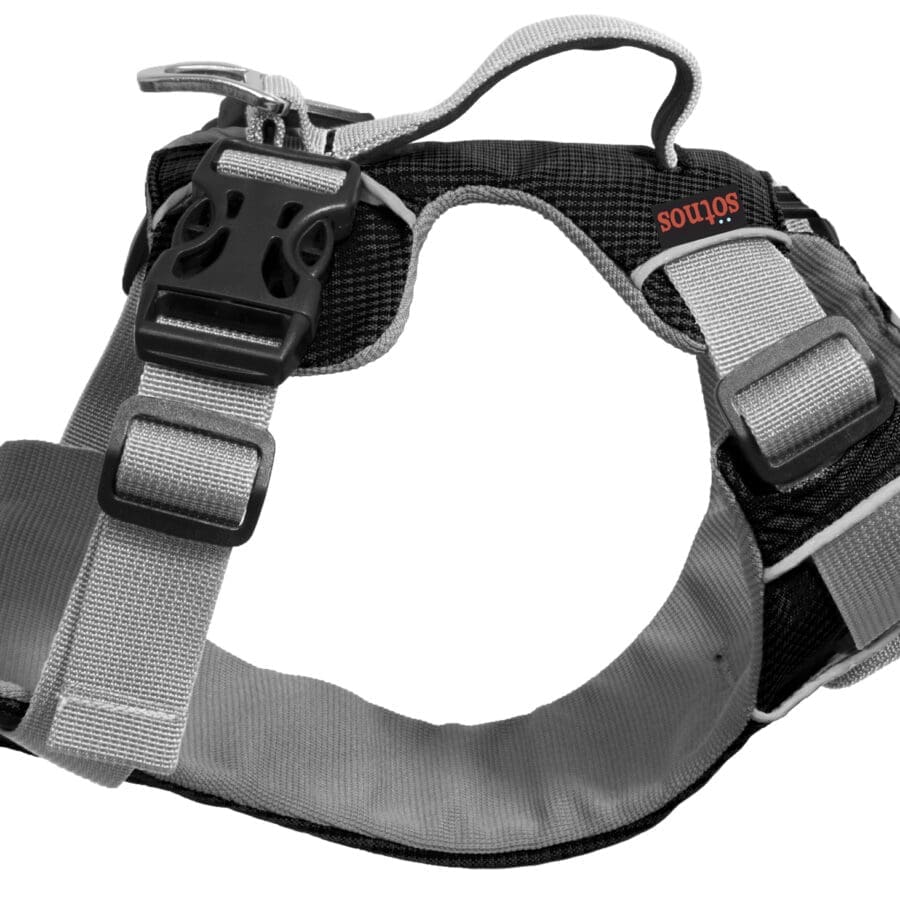 Sotnos Travel Harness Grey (Various Sizes Available)