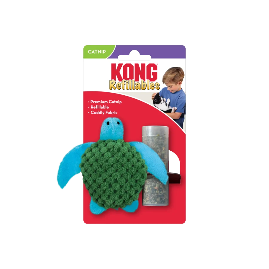 Kong Cat Refillable Catnip Turtle