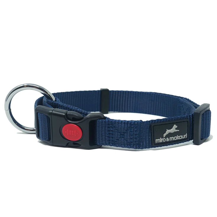 Miro & Makauri Nylon Safety Collar Blue (Various Sizes)