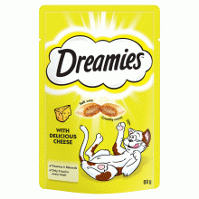 Dreamies Cat Treats Delicious Cheese 60g