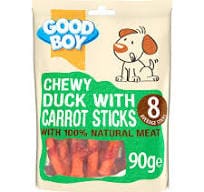 Good Boy Duck & Carrot Sticks 90g