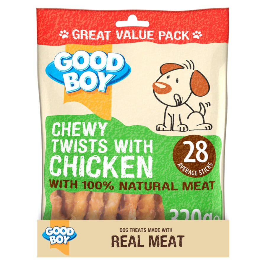 Good Boy Chicken Twists 90g - 320g