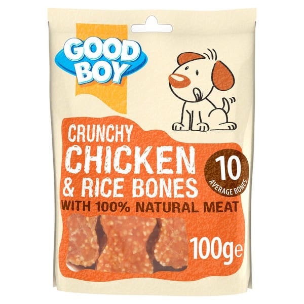 Good Boy Chicken Rice Bones 100g