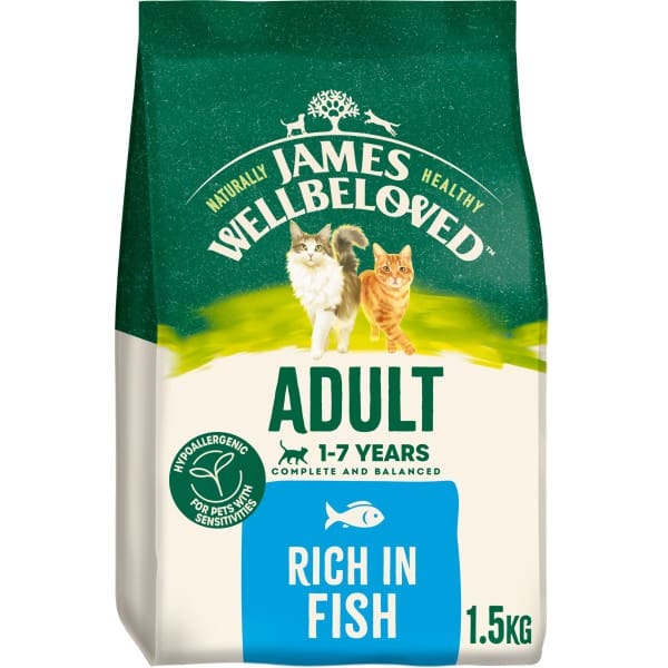 James Wellbeloved Adult Fish Cat Food 1.5kg - 4kg