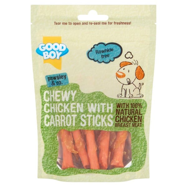 Good Boy Chewy Chicken & Carrot Sticks 90g - 320g