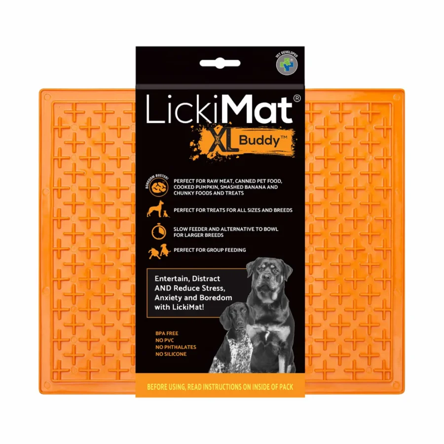 LickiMat Classic Buddy XL Orange