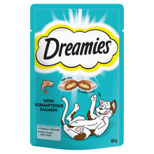 Dreamies Cat Treats Scrumptious Salmon 60g