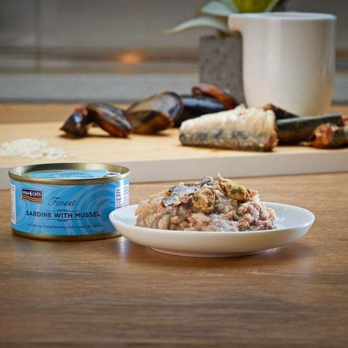 Fish4Cats Sardine with Mussel 70g - Image 3