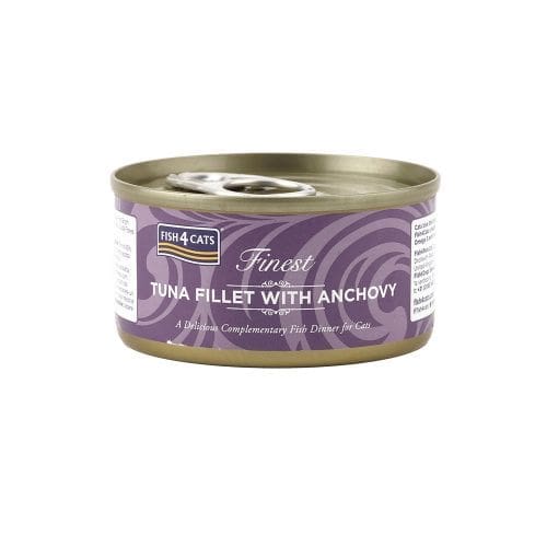 Fish4Cats Tuna Fillet with Anchovy 70g