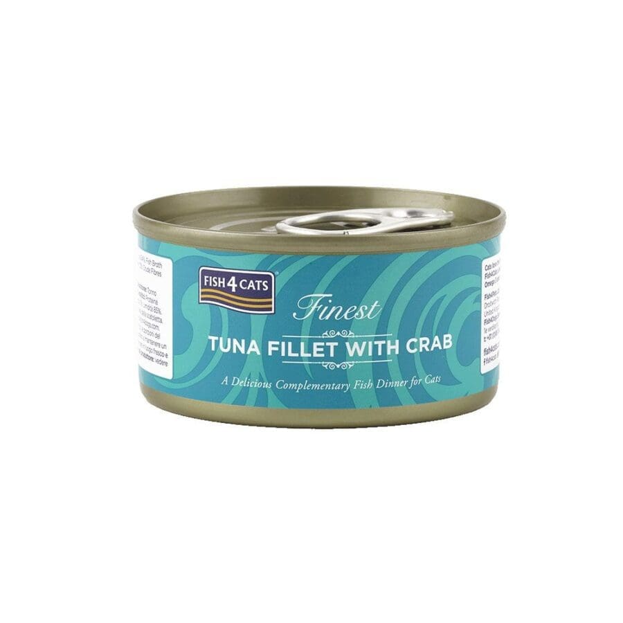 Fish4Cats Tuna Fillet & Crab 70g
