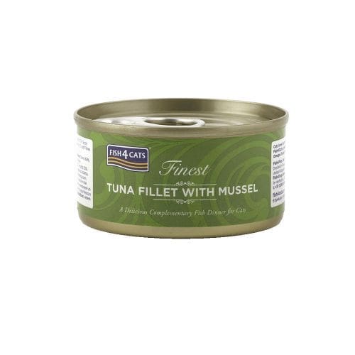 Fish4Cats Tuna Fillet with Mussel 70g