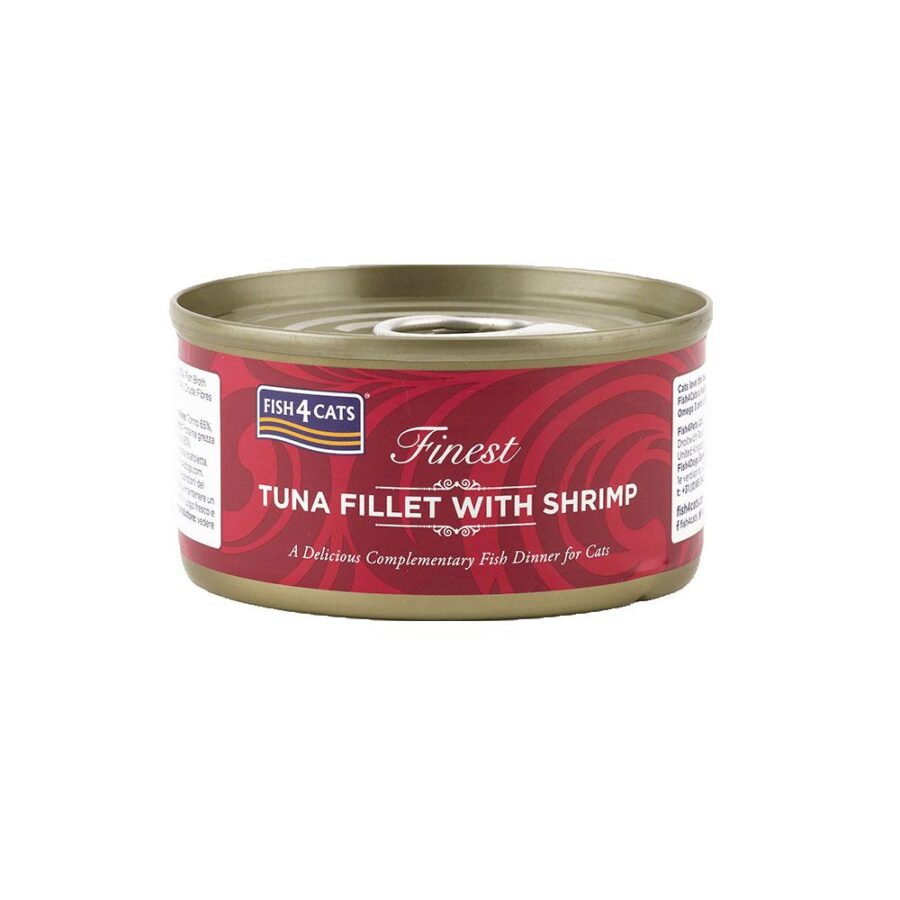 Fish4Cats Tuna Fillet with Shrimp 70g