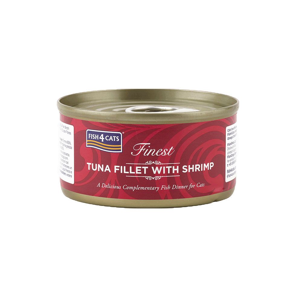 Fish4Cats Tuna Fillet with Shrimp 70g