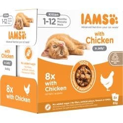 Iams Advanced Nutrition Kitten With Chicken in Jelly 8pk