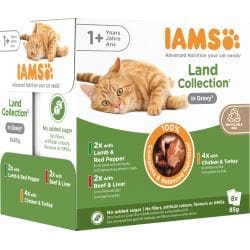 Iams Advanced Nutrition Adult Land Collection with Gravy 8pk