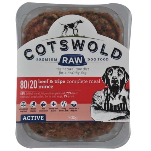 Cotswold 80/20 Beef & Tripe (Available in 500g & 1kg)