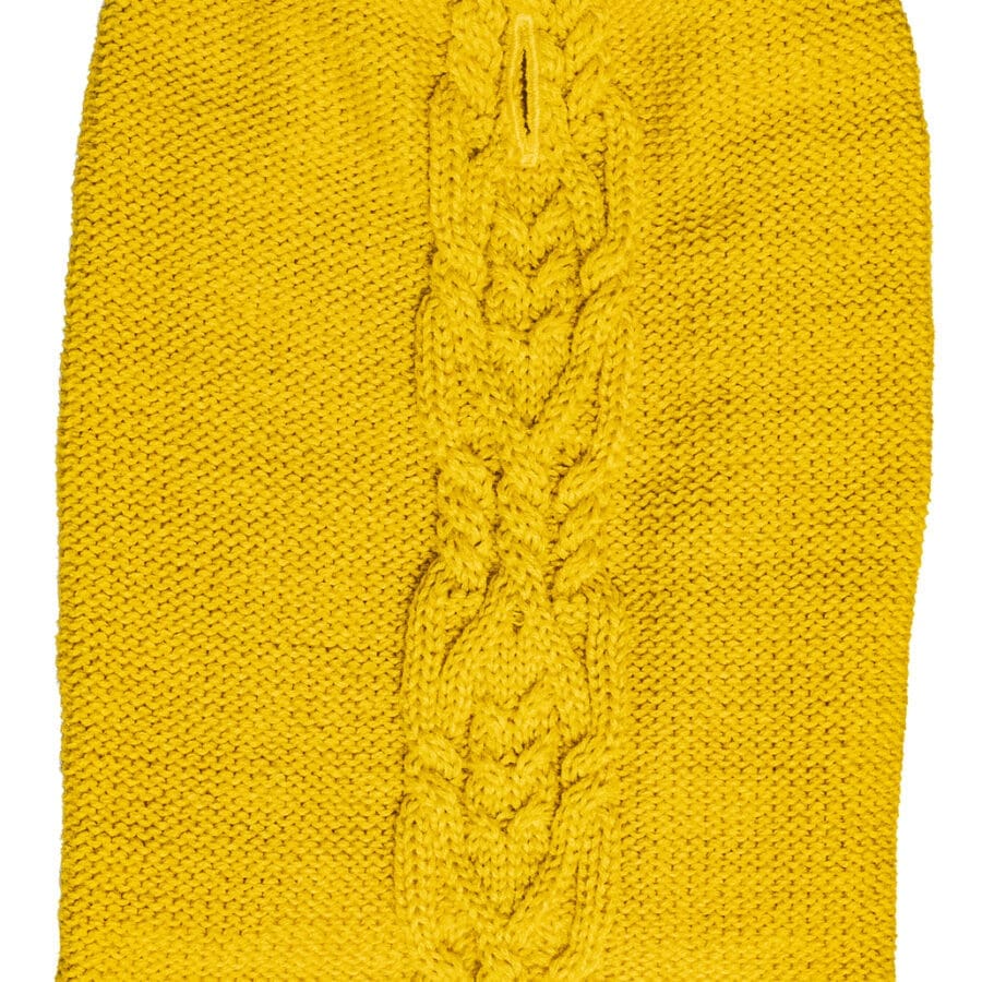 Mustard Knit Cable Jumper (Available in Small, Large)