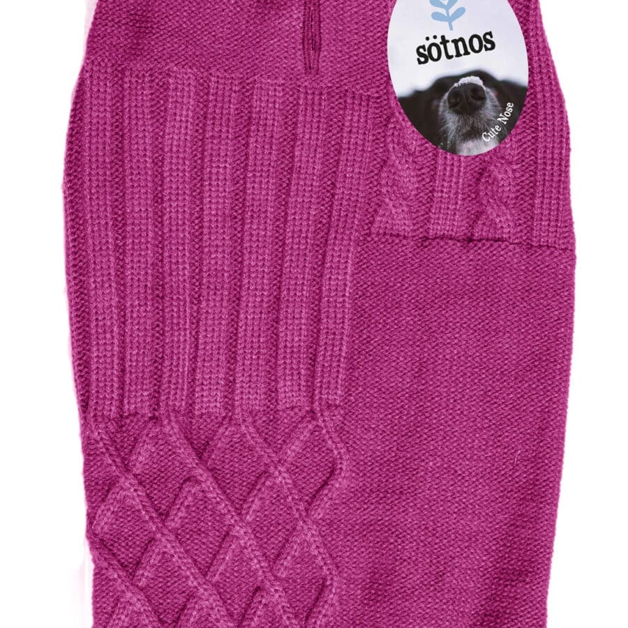 Hot Pink Funky Knit Jumper (Available in Small, Medium, Large)
